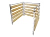 bellissa Komposter Holz/Metall  100 x 100 x 100 cm   