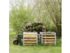 bellissa Komposter Holz/Metall  100 x 100 x 100 cm   