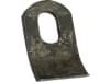 Industriehof® Schlegelmesser  90 x 50 x 10 mm, Bohrung 33 x 20 mm, für Mulcher Dücker, 63-DÜC-904