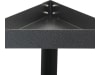 bellissa Pflanzregal TRIANGOLO 35 x 35 x 71 cm  anthrazit , Füllmenge 10 l