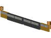 Wiedenmann® Schürfleiste Kunststoff mit Befestigungsteilen für Schneepflug Vario Flex, 1252223