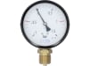 Hücobi Vakuum-Manometer, Anschluss 1/2" unten, -1 bis 1,5 bar, Rote Markierung -0,5 bar; +1,0 bar, 8114 013010