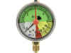 Hücobi Glyzerin-Manometer, Anschluss 1/4" unten, 0 bis 25 bar, nicht flüssigdüngerfest, 8120 006025