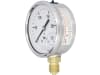 Hücobi Glyzerin-Manometer, Anschluss 1/4" unten, 0 bis 250 bar, 8128 006250