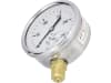 Hücobi Glyzerin-Manometer, Anschluss 1/4" unten, 0 bis 250 bar, 8128 006250