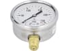 Hücobi Glyzerin-Manometer, Anschluss 1/4" unten, 0 bis 250 bar, 8128 006250