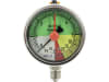 Hücobi Glyzerin-Manometer, Anschluss 1/4" unten, 0 bis 25 bar, flüssigdüngerfest, 8122 006025