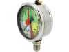 Hücobi Glyzerin-Manometer, Anschluss 1/4" unten, 0 bis 25 bar, flüssigdüngerfest, 8122 006025
