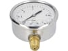 Hücobi Glyzerin-Manometer, Anschluss 1/4" unten, 0 bis 6 bar, 8128 006006