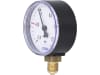 Hücobi Vakuum-Manometer, Anschluss 1/4" unten, -1 bis 1,5 bar, Rote Markierung -0,5 bar; +1,0 bar, 8112 006010