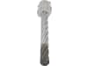 Ersatzzopf "Duo" 12 x 140 mm, Stahl, für Wildkrautbürste Duo, 8 St.