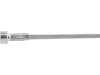 Bowdenzug 2.000 mm, angepresster Nippel Ø 6,5 x 9,3 mm, Endstück Ø 6 x 3,5 mm