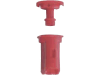 Lechler Air-Injektor Doppel-Flachstrahldüse "IDKT-C", 120-04, rot, Keramik, 6TK447C800000