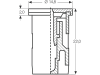 Lechler Air-Injektor Flachstrahldüse "IDKN" 120° POM (Polyoxymethylen)