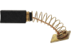 Kohlebürste Ø x L 6,0 x 18 mm, Anschluss viereckig, mit Druckfeder, für Heckenschere Little Wonder 1602DE, 1602SE, 2402DE, 2402SE, 2403SEL, 3002SE, 2 St.