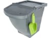 KERBL Futterbox 40 l, 390 x 345 x 578 mm, stapelbar, mit Deckel, für die Aufbewahrung von Tierfutter, Lebensmitteln o.ä., 3210252