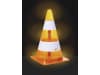 Rolly Toys® Pylon mit LED-Blinklicht orange; weiß, 2 St., 40 882 5