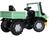 Rolly Toys® Trettraktor "Unimog Forst" mit Anbauseilwinde mit Kurbel, 03 824 4