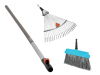 Gardena VK-Set 6 CS Verstellbes 30-50cm+Ter.-be.s+CS Holzstiel 130cm   