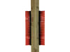 KERBL Kratzbürste 3-teilig, 300 x 430 x 95 mm, für Rinder, Kälber, Pferde uvm., 293111