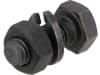 Messerschraube M 6 x 16 mm, 10 St., für Rasenmäher Wolf Garten 2-Loch-Klinge