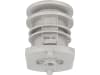 Messerkupplung für Castel Garden, Ø Welle 25 mm, Aufnahme 18 mm, Einstecktiefe 43 mm