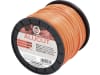 Mähfaden "Alucut" 2,7 mm/240 m 6-Kant, orange, Spule