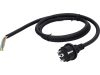 Netzkabel mit vergossenem Schutzkontakt-Stecker