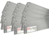 bellissa 15er VK-Set Rasenkante Metall (verzinkt) silver 118 x 12,45 cm bestehend aus 15 Stck. a. 118 cm, Nutzlänge 17,25 m