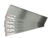 bellissa VK-Set Rasenkante Metall (verzinkt) silver 118 x 19,5 cm bestehend aus 5 - 20 Stck. a. 118 cm, Nutzlänge 5,75 - 23 m