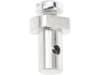Schraubnippel Ø Kopf 8 mm, Ø Schaft 6 mm, Länge 13 mm, montiert, mit Schraube M 4 x 9,5 mm