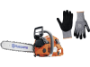 Husqvarna® Benzin-Kettensäge "555" 3,1 kW (4,2 PS) Schienenlänge 45 cm, mit Handschuhen "Funciton Light", 9705012-18