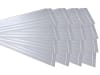 bellissa 16er VK-Set Beeteinfassung Pro20 Metall (verzinkt)  100 x 20 cm bestehend aus 16 Stck. a. 100 cm, Nutzlänge 16 m