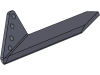 Scharflügel 216,5 x 176 x 10 mm für Grubber Horsch TerraGrip, Terrano, Tiger