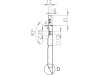 Scharspitze 278 x 80 x 8/12 mm Wolfram-Carbid-beschichtet, für Grubber Horsch TerraGrip, Terrano, Tiger