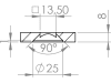 Randblech 395 x 45/155 x 52 mm rechts, für Grubber Horsch TerraGrip, Terrano, Tiger