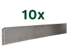 bellissa 10er VK-Set Rasenkante Corten Cortenstahl  118 x 13 cm bestehend aus 10 Stck. a. 118 cm,  Nutzlänge 11,50 m
