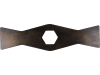 Vertikutiermesser 185 mm, Bohrung 25,4 mm, für Vertikutierer Ryan Mataway, Ren-O-Thin