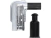 Zündkerzenstecker für Beru-Zündkerzen W0A4/14 WD, Anschluss 4 mm-Gewinde; 14 mm, wasserdicht, Metallabschirmung