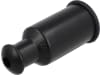 Zündkerzenstecker für Beru-Zündkerzen W0A4/14 WD, Anschluss 4 mm-Gewinde; 14 mm, wasserdicht, Metallabschirmung