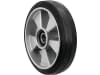 Pfaff Silberblau Lenkrolle Vollgummi 200/50-160, doppelt kugelgelagert für Hubwagen Silverline HU W-20 SL, 34527100010