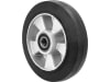 Pfaff Silberblau Lenkrolle Vollgummi 200/50-140, doppelt kugelgelagert für Hubwagen Silverline HU 25-115 TS, 34527140010