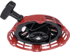 Reversierstarter mit 2 runden Metall-Starterklinken, für Motor Honda GX 120, 160, 200