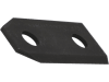 Rasenmähermesser 70 mm rechteckig, doppelseitig verwendbar für Rasenmäher Brill Mulchcut Quattro