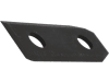 Rasenmähermesser 70 mm rechteckig, doppelseitig verwendbar für Rasenmäher Brill Mulchcut Quattro