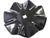 NIAUX 200 Eggenscheibe 460 x 4 mm, ZB Vierkant, 31 x 31 mm, gerade, gewellt, für universal, 31-446130