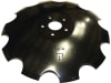 NIAUX 200 Eggenscheibe 510 x 6 mm, LK 112 mm, ZB rund, 60,0 mm, gewölbt, gezahnt, flacher Ansatz, für Evers Agro, 31-0918