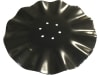 NIAUX 200 Eggenscheibe 460 x 4 mm, LK 100 mm, gerade, gewellt, für Kuhn, 31-0983