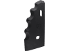 Industriehof® Messer links 195 x 90 x 5 mm, Bohrung 13 x 20 mm, für Futtermischwagen Gilioli, Himel, Italmix, Peecon, 70-109