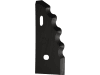 Industriehof® Messer rechts 195 x 90 x 5 mm, Bohrung 13 x 20 mm, für Futtermischwagen Gilioli, Himel, Italmix, Peecon, 70-110